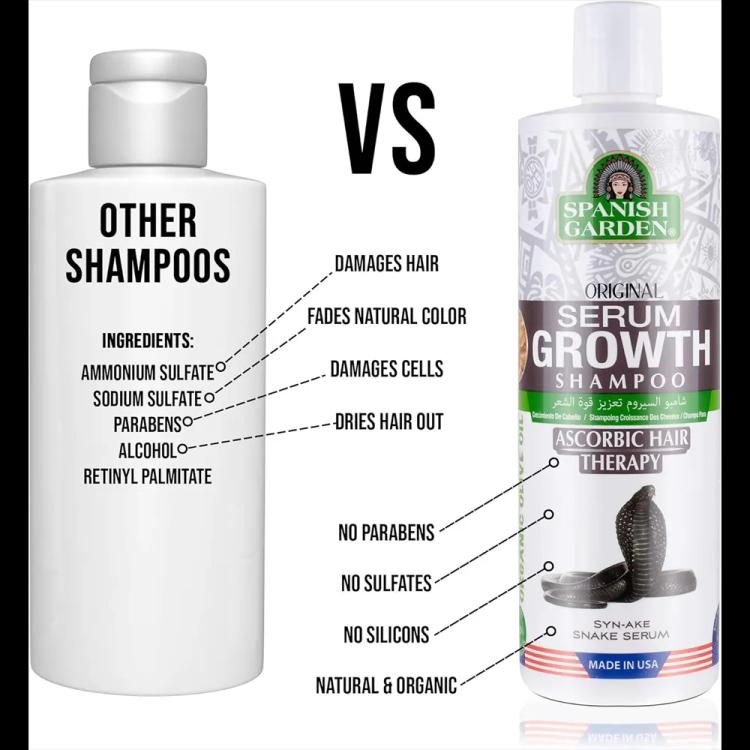 Spanish Garden Ascorbic Hair Therapy Hair Grow Shampoo - 450 ml
