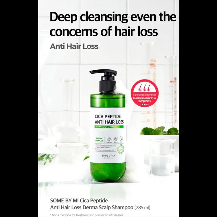 Some By Mi Cica Peptide Anti Hair Loss Derma Scalp Shampoo - 285 ml