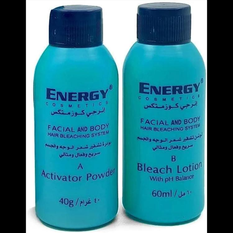 Energy Cosmetics Facial And Body Hair Bleaching System