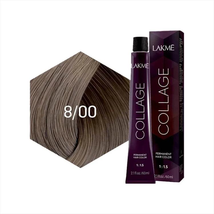 Lakme Collage Permanent Hair Color - 8/00 Light Blonde