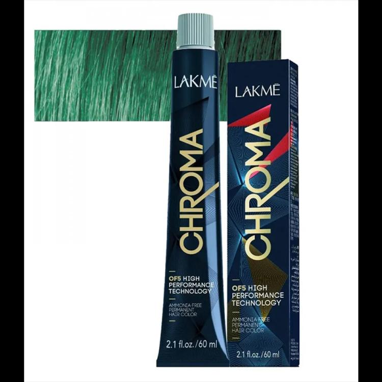 Lakme Chroma Permanent Hair Color - 0/10 Green