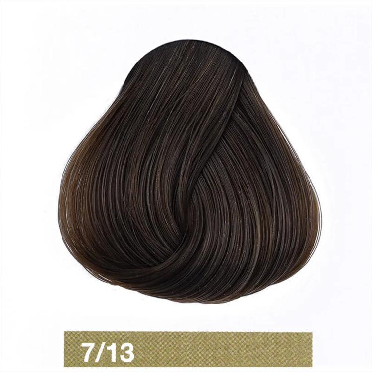 Lakme Chroma Permanent Hair Color - 7/13 Gold Ash Medium Blonde (60 ml)
