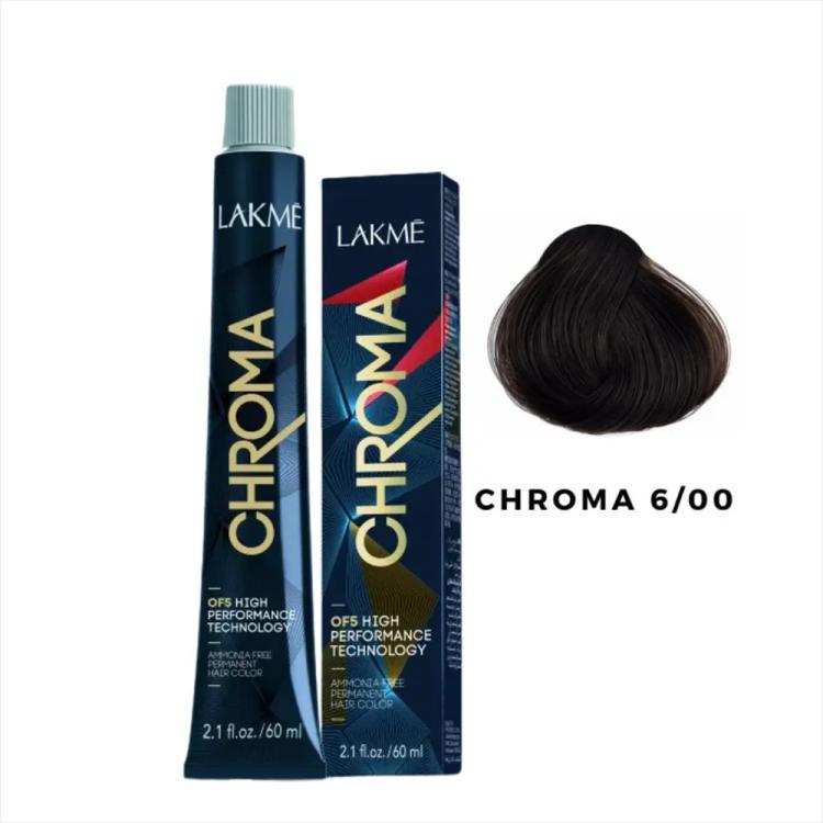 Lakme Chroma Permanent Hair Color - 6/00 Dark Blonde
