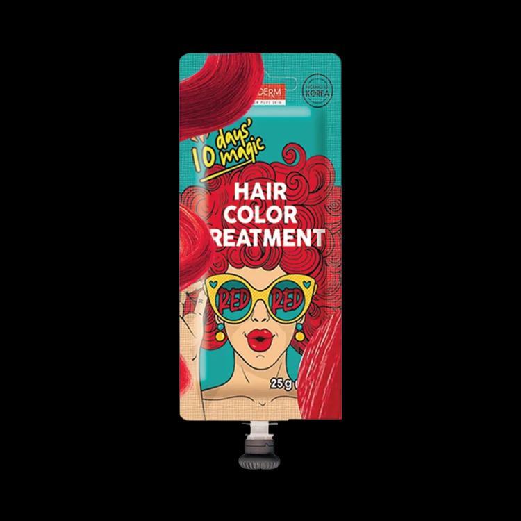 Purederm 10 Days' Magic Hair Color Treatment - Red