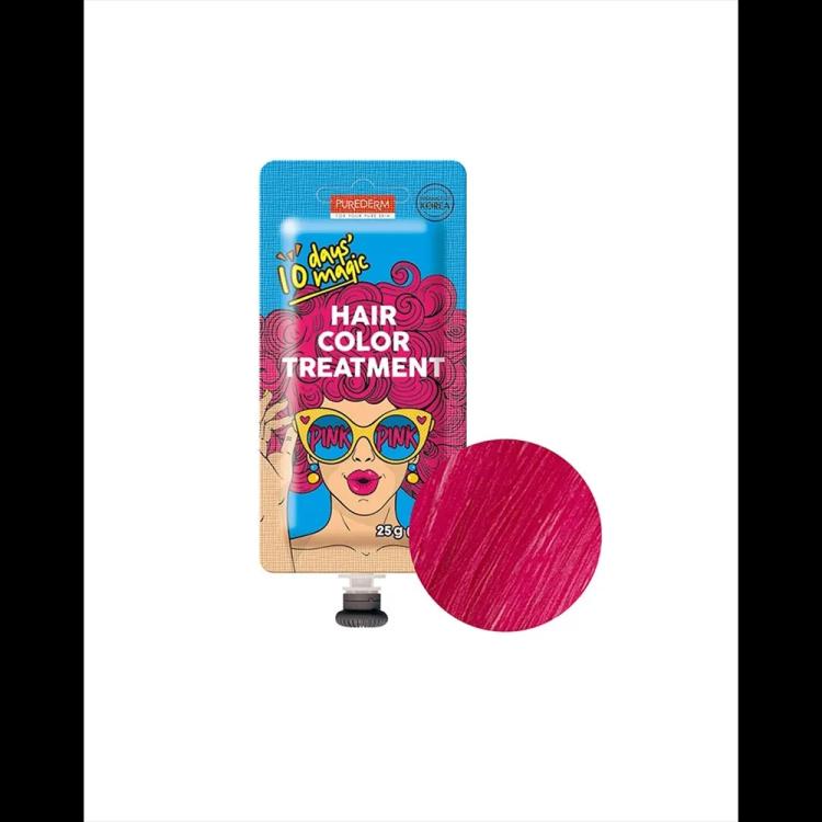 Purederm 10 Days' Magic Hair Color Treatment - Pink