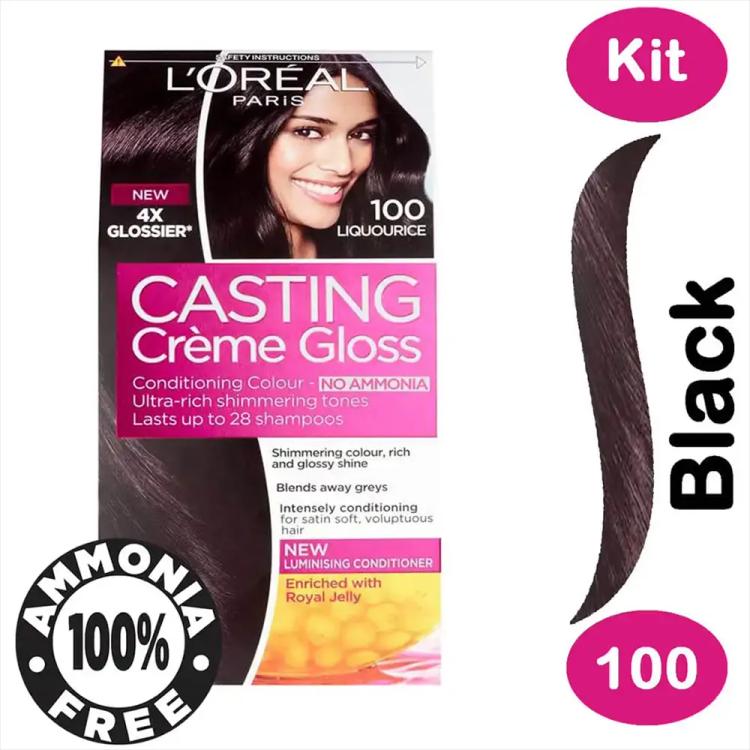 L’Oréal Paris Casting Creme Gloss - 100 Liquorice Black