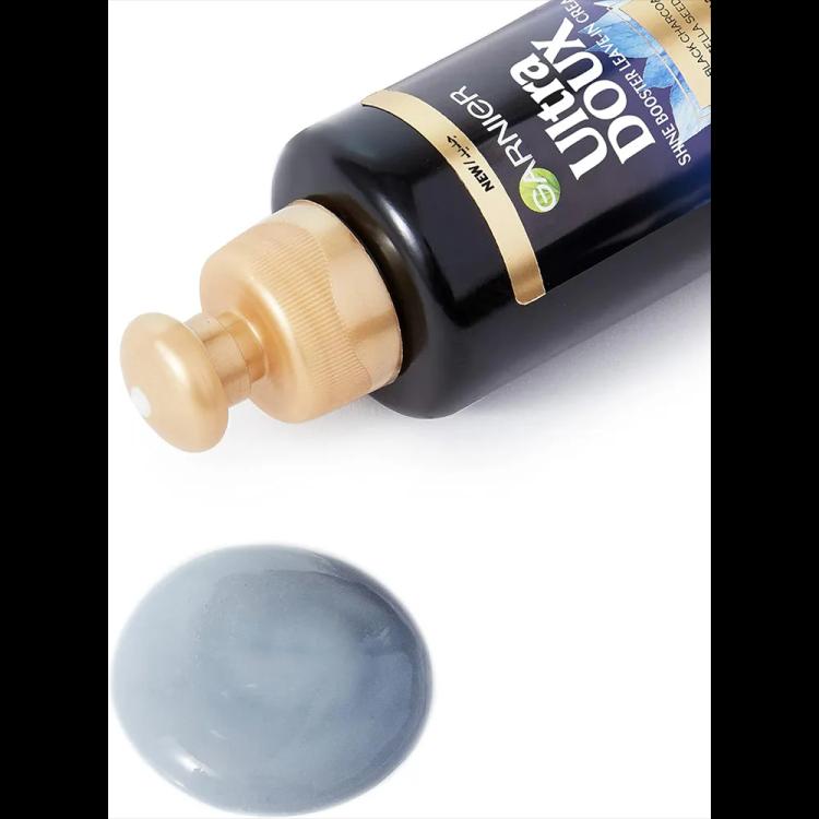 Garnier Ultra Doux Black Charcoal & Nigella Seed Oil Shine Booster Leave-In Cream - 200 ml