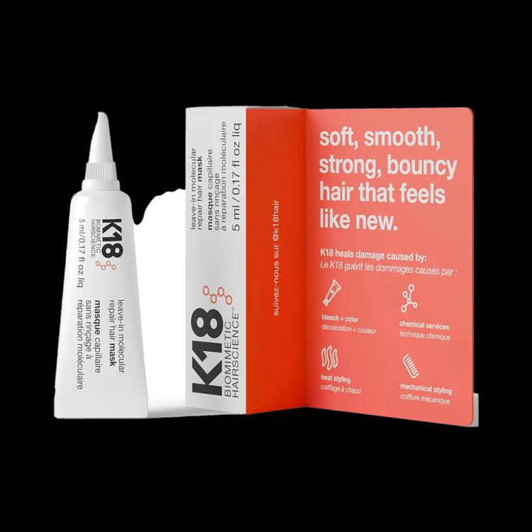 K18 Leave-In Molecular Repair Hair Mask - 5 ml