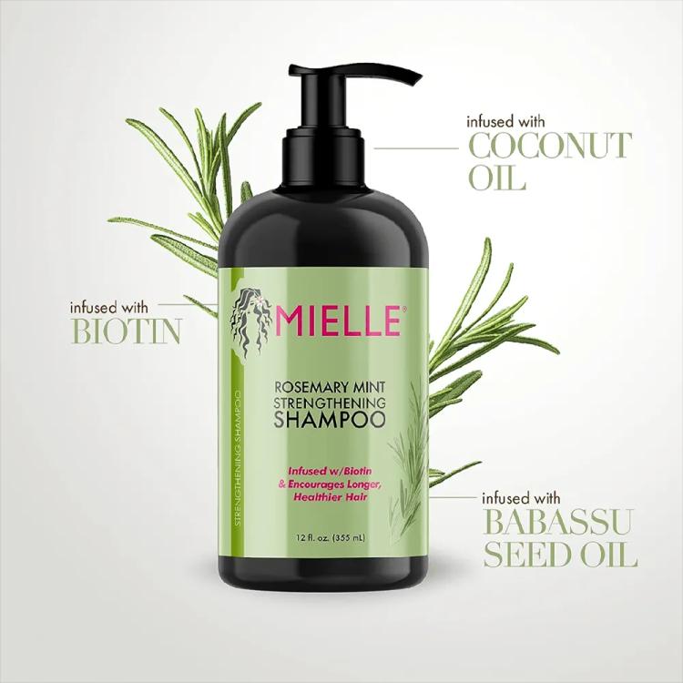 Mielle Organics Rosemary Mint Strengthening Shampoo - 355 ml