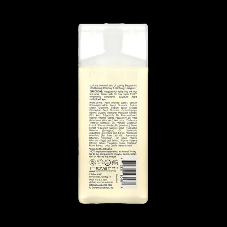 Giovanni Tea Tree Triple Treat Invigorating Shampoo - 60 ml