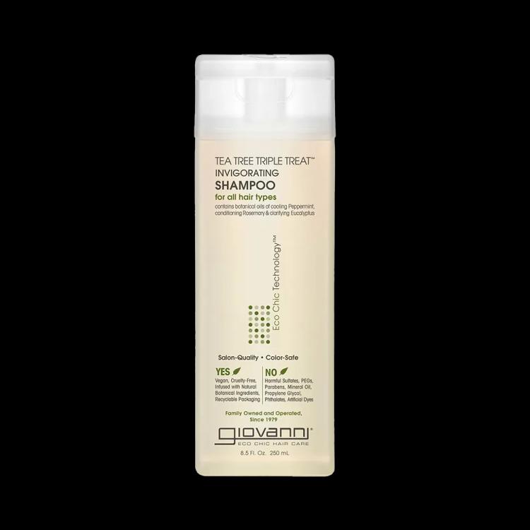 Giovanni Tea Tree Triple Treat Invigorating Shampoo - 250 ml