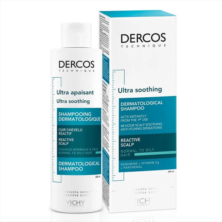 VICHY Dercos Ultra Soothing Dermatologique Shampoo - 200 ml
