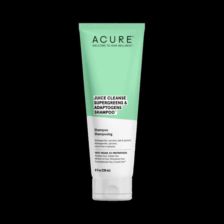 Acure Juice Cleanse Supergreens & Adaptogens Shampoo - 236 ml