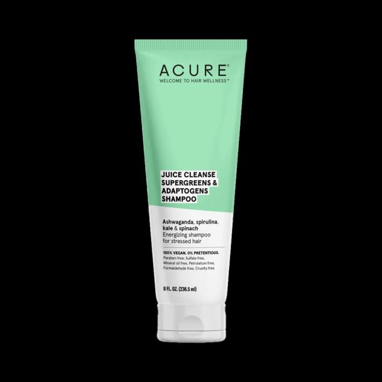 Acure Juice Cleanse Supergreens & Adaptogens Shampoo - 236 ml