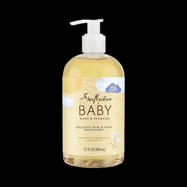 Shea Moisture Raw Shea Chamomile & Argan Oil Baby Wash & Shampoo - 384 ml