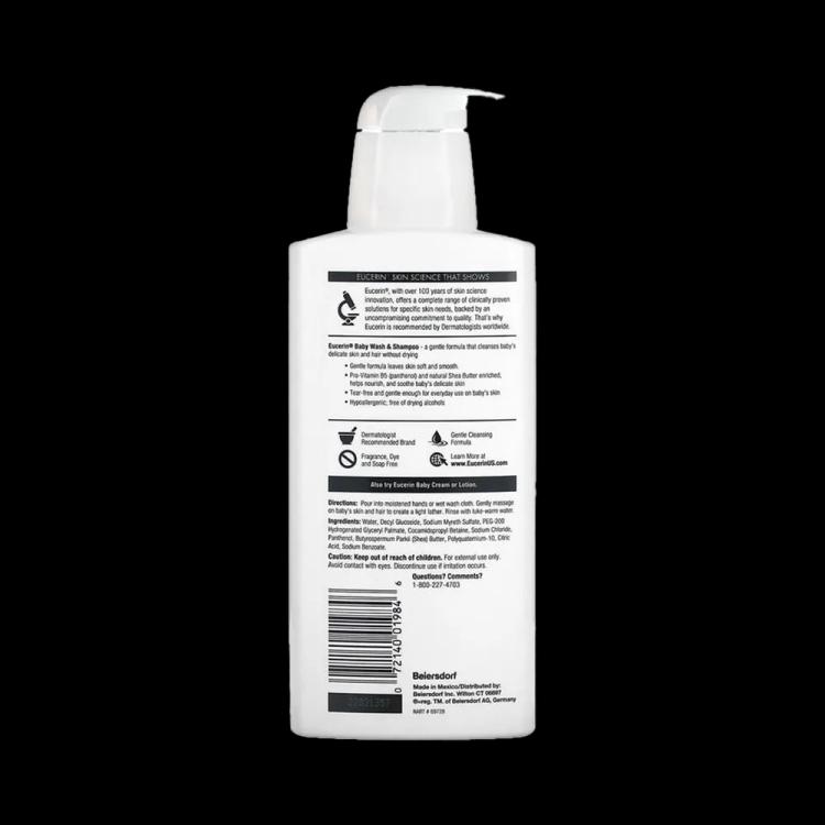 Eucerin Baby Wash and Shampoo - 400 ml