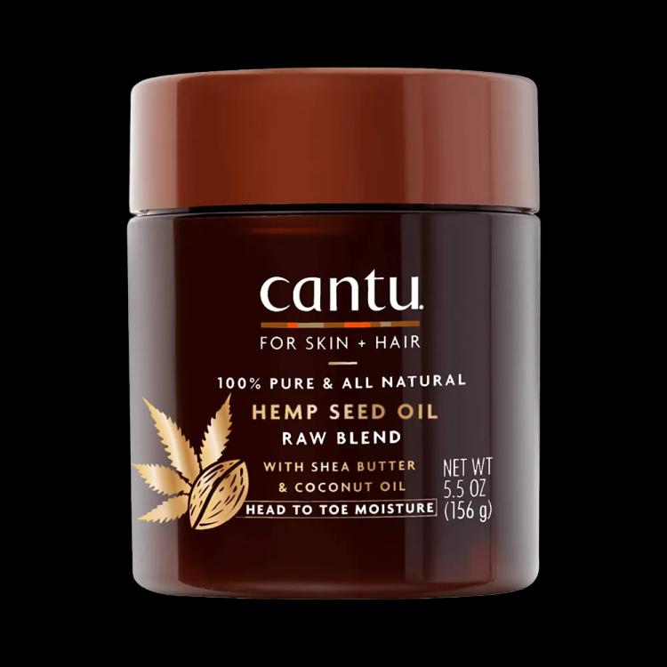 Cantu For Skin Hair Hemp Seed Oil Raw Blend Shea Butter & Coconut Oil - 156 g