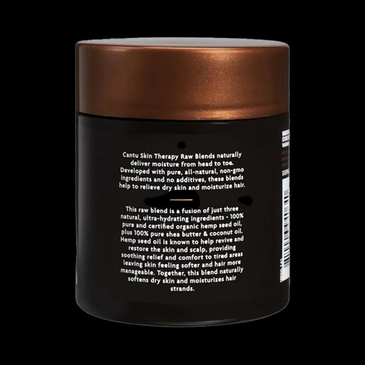 Cantu For Skin Hair Hemp Seed Oil Raw Blend Shea Butter & Coconut Oil - 156 g