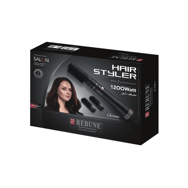 REBUNE RE20862 1200W 2-Brush Hair Styler