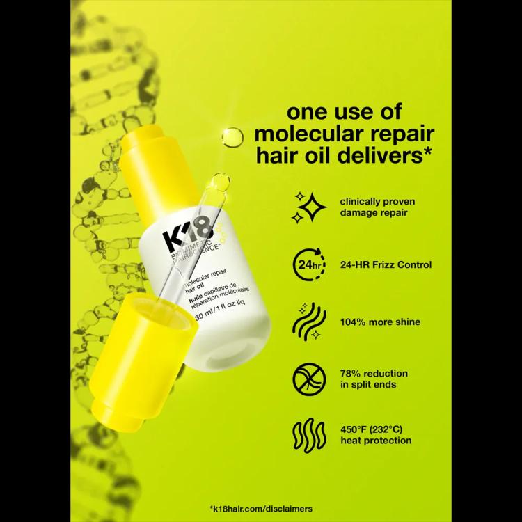 K18 Molecular Repair Hair Oil - 30 ml