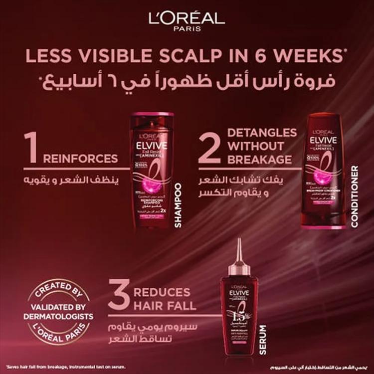 L'Oreal Paris Elvive Fall Resist 1.5% Aminexil Serum - 102 ml