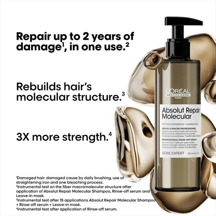 L'Oréal Professionnel Paris Absolut Repair Molecular Rinse-Off Serum - 250 ml