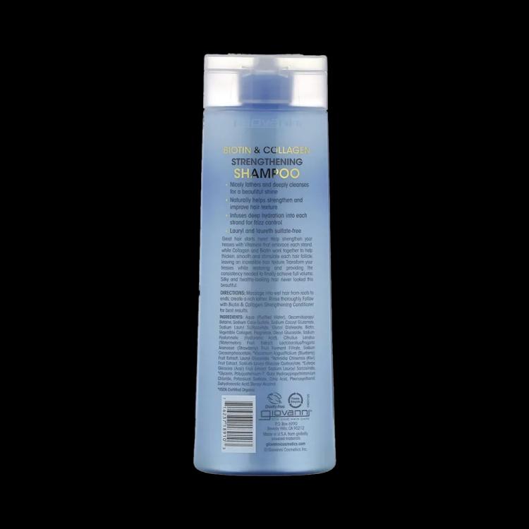 Giovanni Biotin & Collagen Strengthening Shampoo - 399 ml