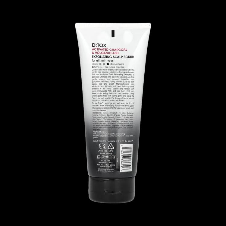 Giovanni 2Chic DTox Exfoliating Scalp Scrub - 207 ml
