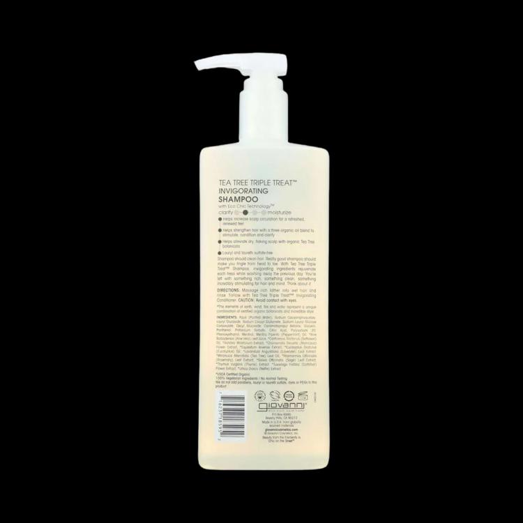 Giovanni Tea Tree Triple Treat Invigorating Shampoo - 710 ml