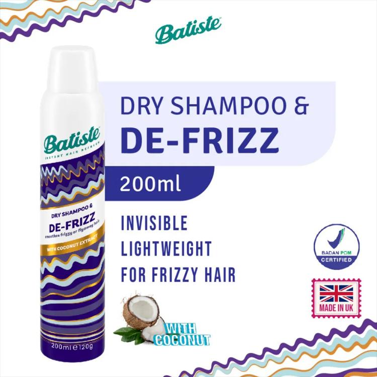Batiste De-Frizz Dry Shampoo - 200 ml