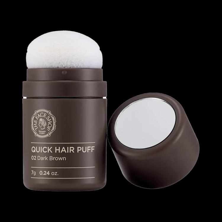 The Face Shop Quick Hair Puff - 02 Dark Brown