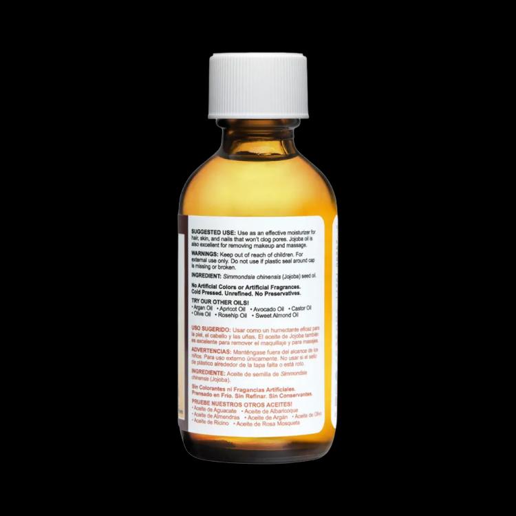 De La Cruz 100% Pure Unrefined Cold-Pressed Golden Jojoba Oil - 59 ml