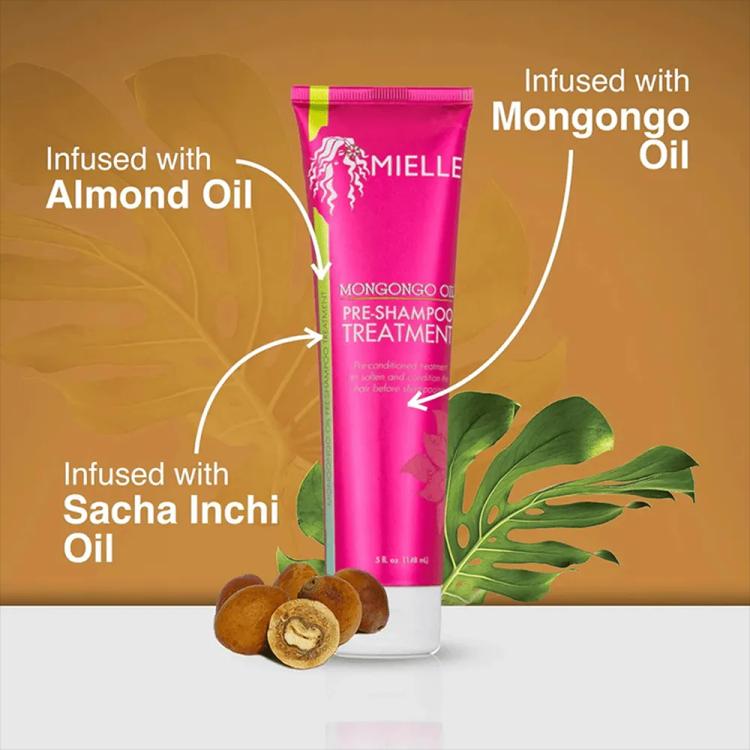 Mielle Organics Mongongo Oil Pomade-To-Oil Treatment - 148 ml