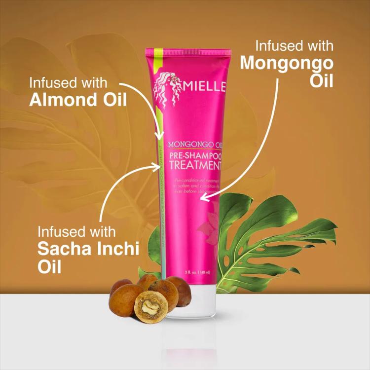 Mielle Organics Mongongo Oil Pomade-To-Oil Treatment - 148 ml
