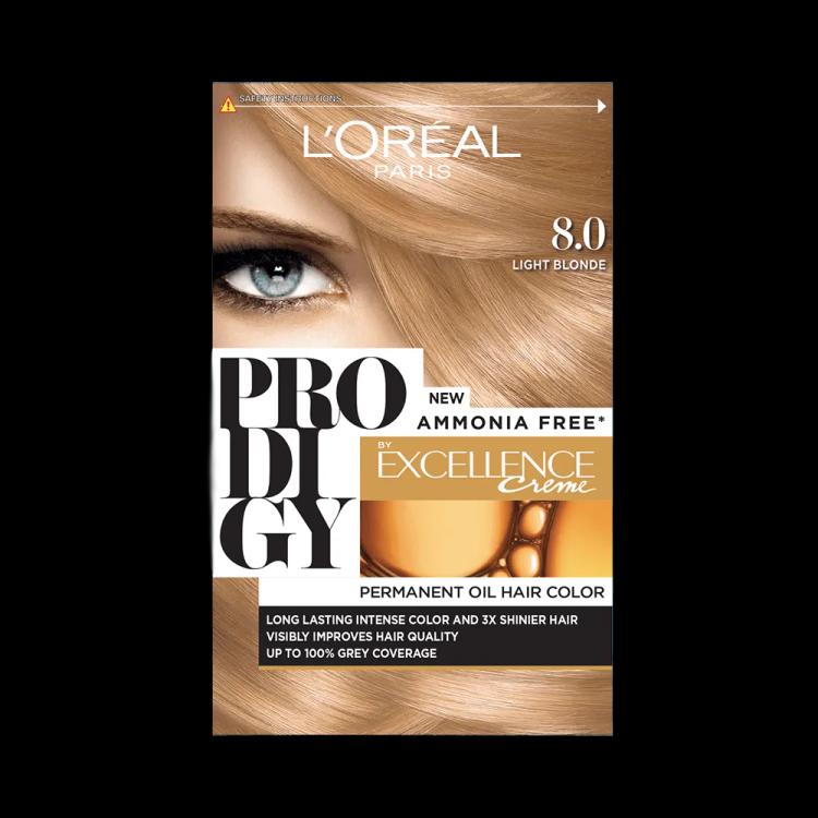 L’Oréal Paris Prodigy Ammonia Free - 8.0 Light Blonde