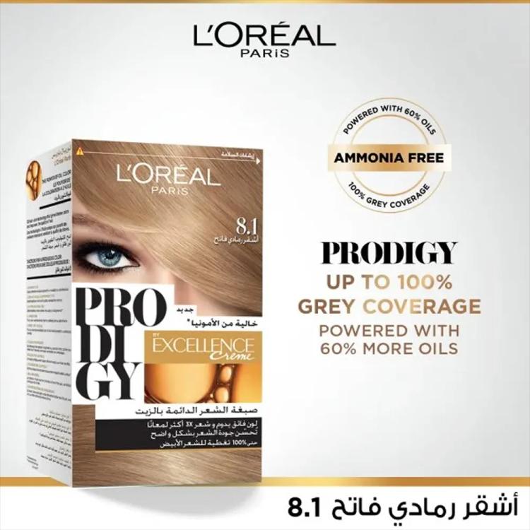 L’Oréal Paris Prodigy Ammonia Free - 8.0 Light Blonde