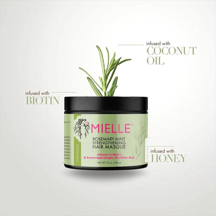Mielle Rosemary Mint Strengthening Hair Masque - 340 g