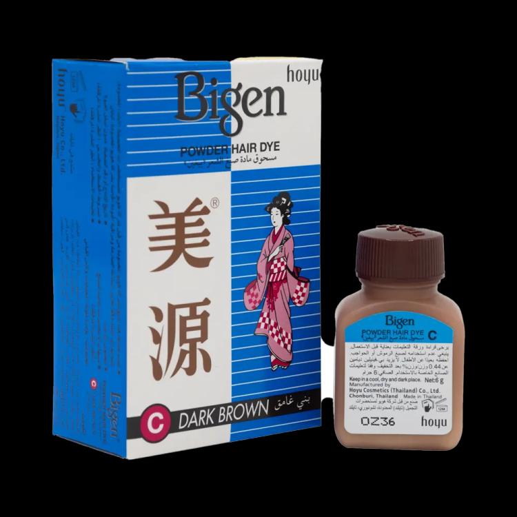 Bigen Powder Hair Dye - C Dark Brown (6 g)