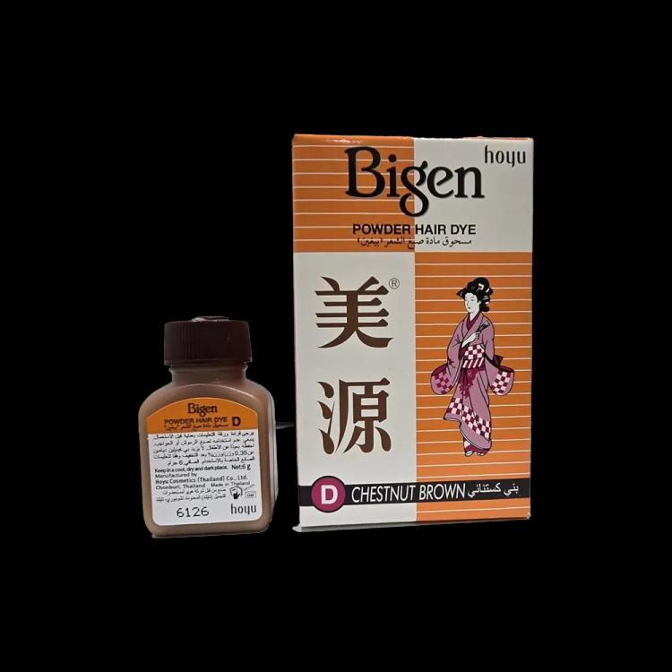 Bigen Powder Hair Dye - D Chestnut Brown (6 g)