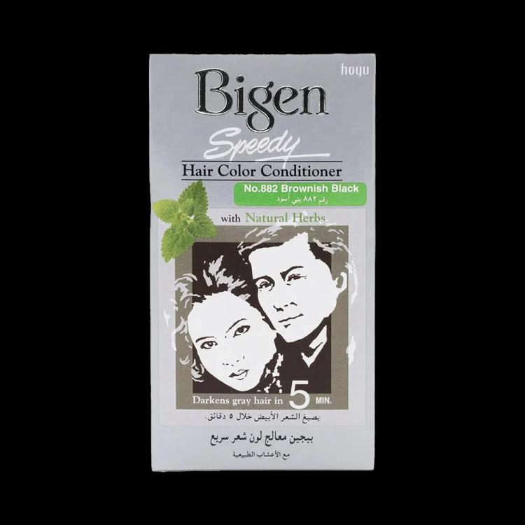 Bigen Speedy Hair Color Conditioner - 882 Brownish Black (80 g)