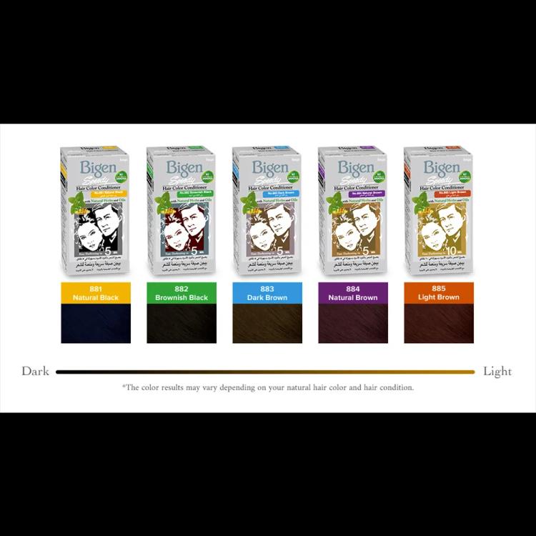 Bigen Speedy Hair Color Conditioner - 883 Dark Brown (80 g)
