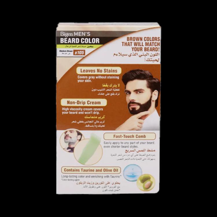 Bigen Men's Beard Color - B105 Medium Brown (40 g)