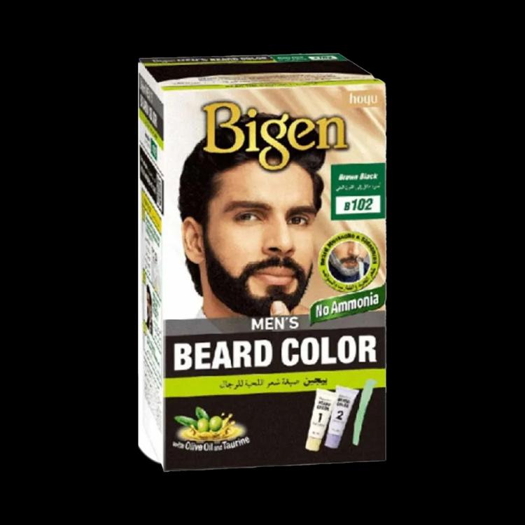 Bigen Men's Beard Color - B102 Brown Black (40 g)