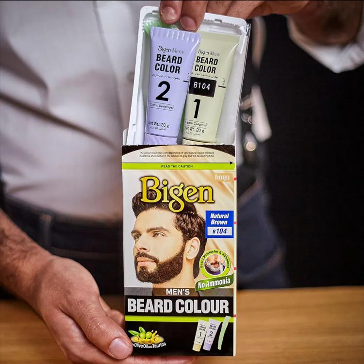 Bigen Men's Beard Color - B102 Brown Black (40 g)