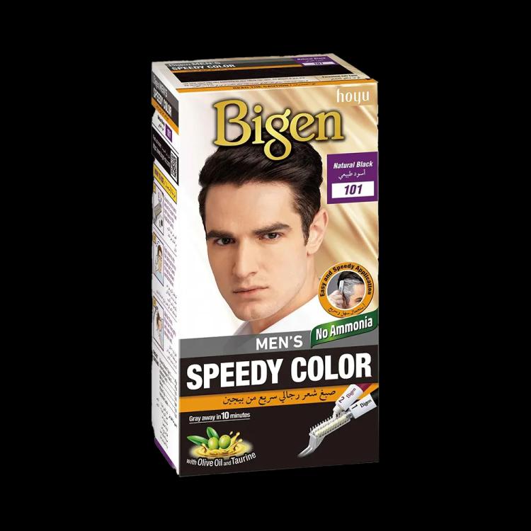 Bigen Men's Speedy Color - 101 Natural Black (80 g)