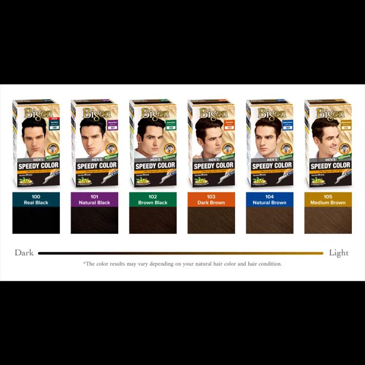 Bigen Men's Speedy Color - 101 Natural Black (80 g)