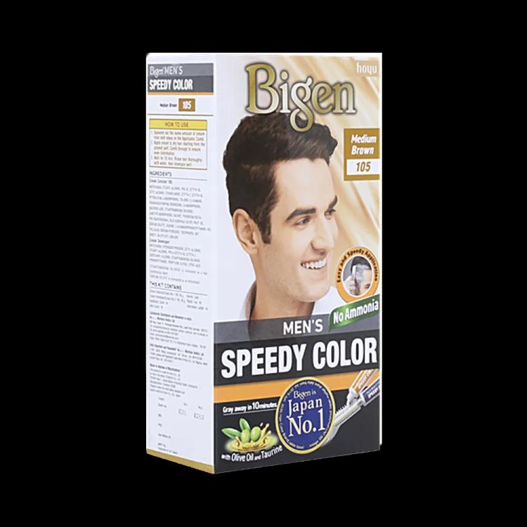 Bigen Men's Speedy Color - 105 Medium Brown (80 g)