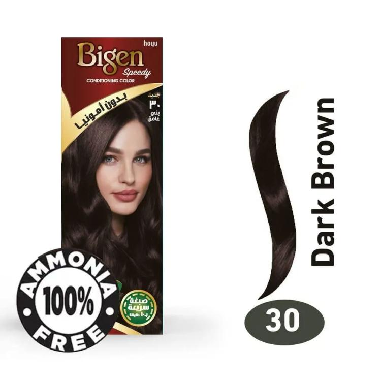 Bigen Speedy Conditioning Color - 30 Dark Brown (80 g)