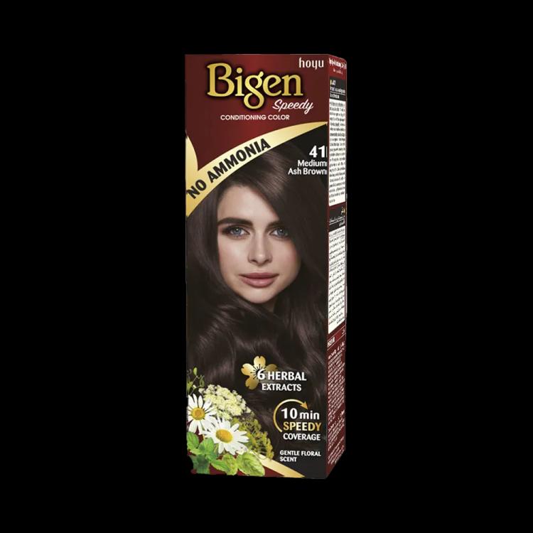 Bigen Speedy Conditioning Color - 41 Medium Ash Brown (80 g)