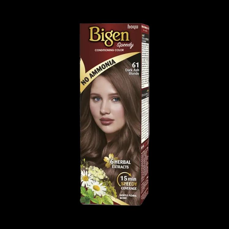Bigen Speedy Conditioning Color - 61 Dark Ash Blonde (80 g)